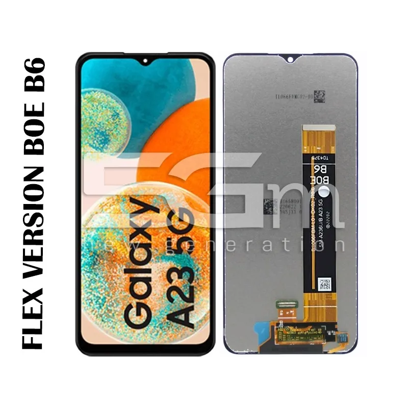 Display Touch Nero Samsung SM-A236 A23 5G (IPS) BOE B6 | Store Online 5G-M