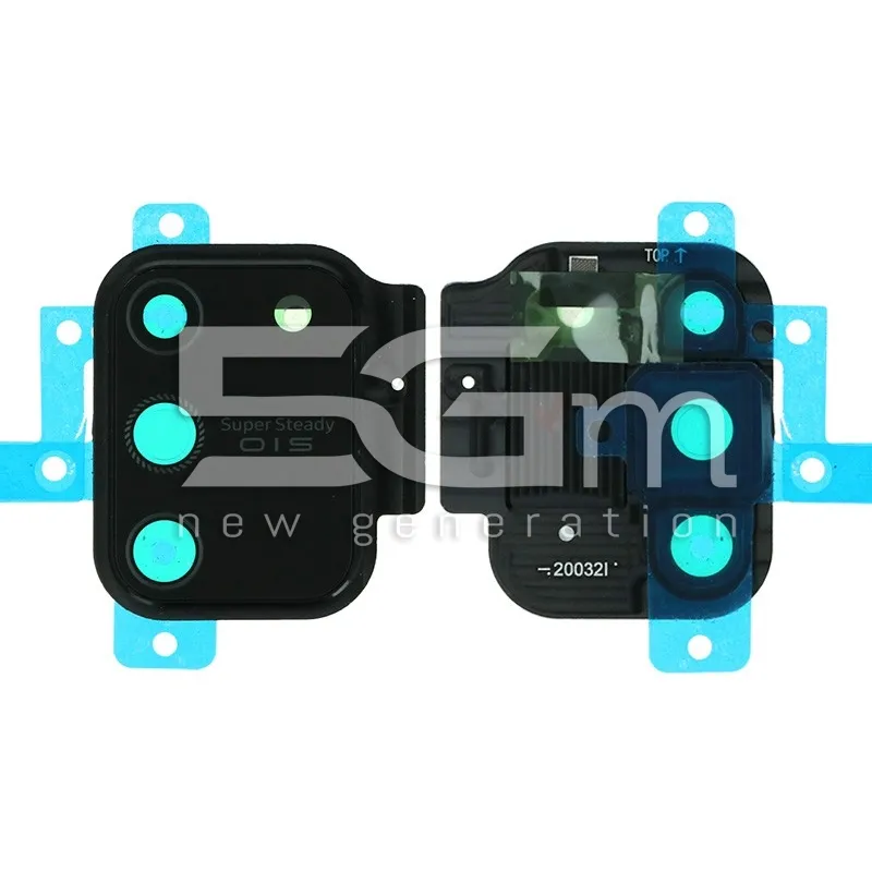 Vetrino Camera Posteriore  + Frame Nero Samsung SM-G770 S10 Lite | Store Online 5G-M