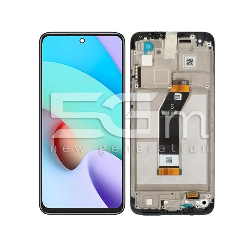 Écran Tactile + Châssis Noir Xiaomi Redmi 10 2022 (IPS) | Boutique 5G-M