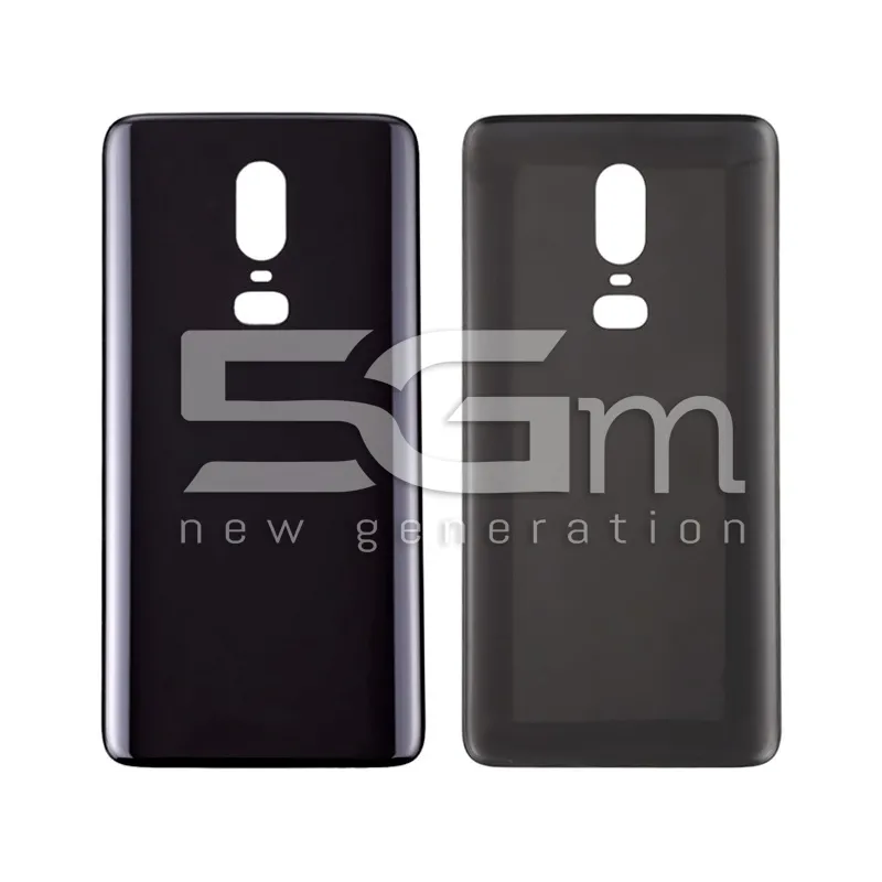 Cache arrière Noir OnePlus 6 Sans Logo | 5G-M