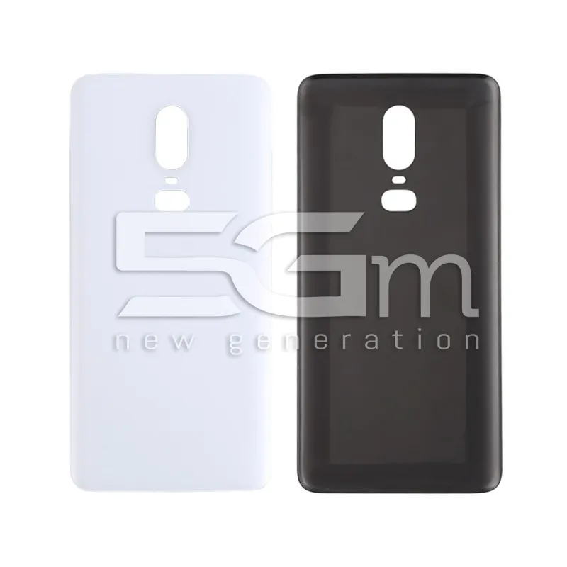 Retro Cover Bianco OnePlus 6 No Logo | Store Online 5G-M