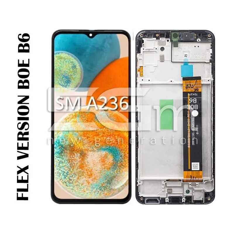 Display Touch + Frame Nero Samsung SM-A236 A23 5G (IPS) BOE B6 | Store Online 5G-M