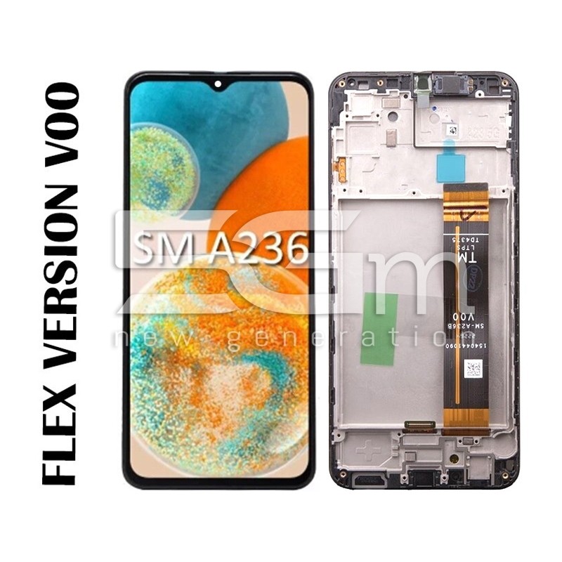 Display Touch + Frame Nero Samsung SM-A236 A23 5G (IPS) V00