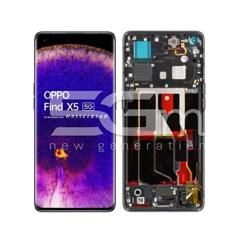 Display Touch + Frame Nero OPPO Find X5 (PULLED)