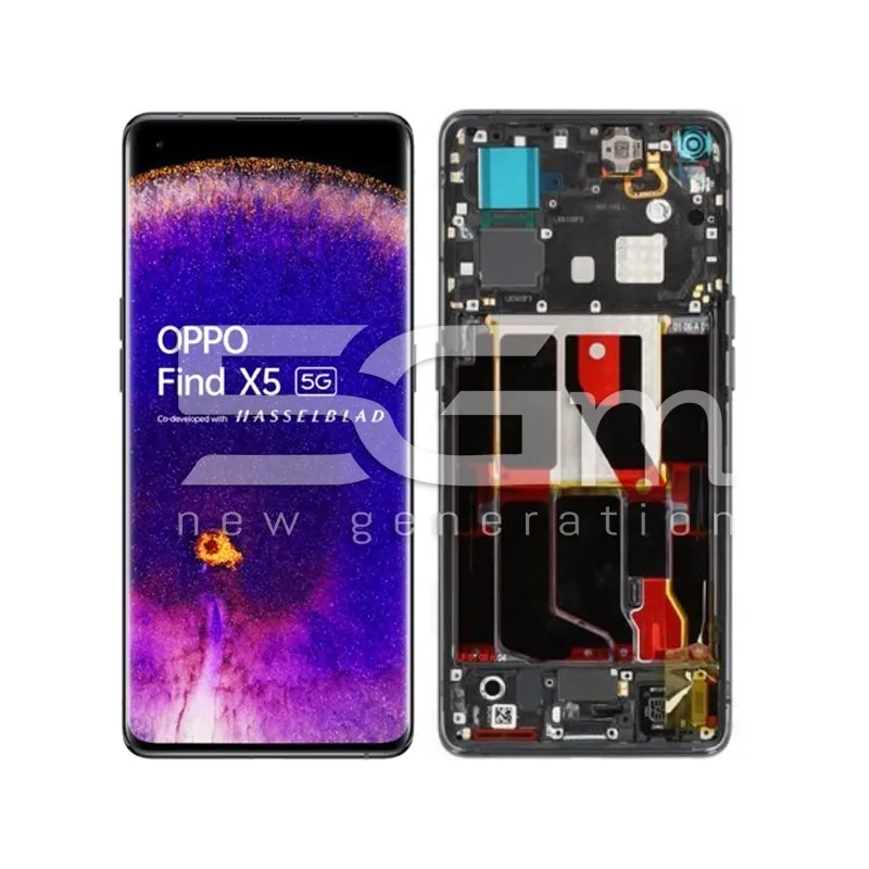 Display Touch + Frame Nero OPPO Find X5 (PULLED) | Store Online 5G-M