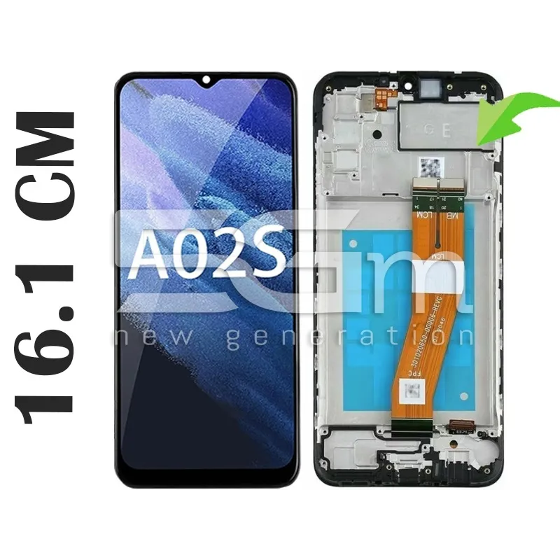 Écran Tactile + Châssis Samsung SM-A025 A02s (IPS NON EU) | 5G-M.com