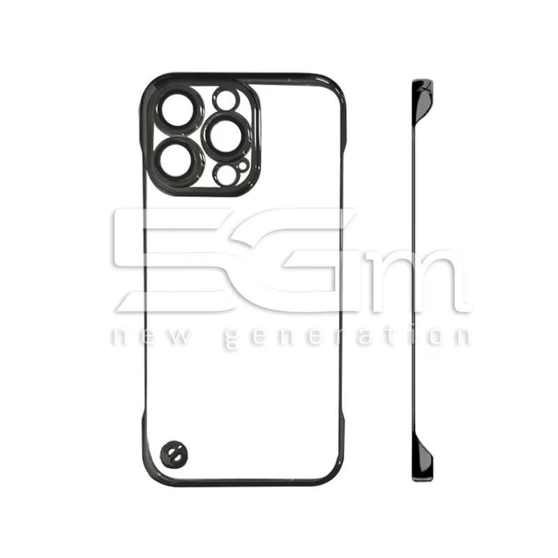 Coque iPhone 13 Pro Ultra-mince Élégante Placage Noir | 5G-M