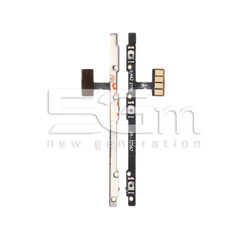 Nappe bouton marche/arrêt et volume ZTE Blade A72 5G | 5G-M