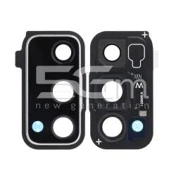 Vitre Appareil Photo Arrière + Châssis Blanc Samsung G780F - G781F | 5G-M