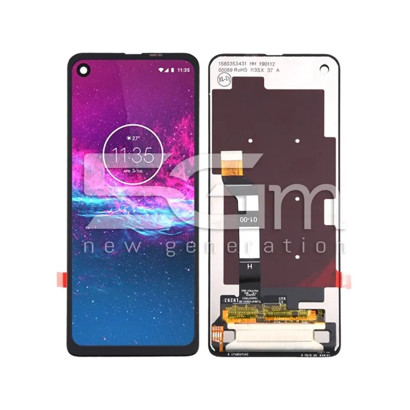 Écran Tactile Noir Motorola One Action (PULLED) | 5G-M
