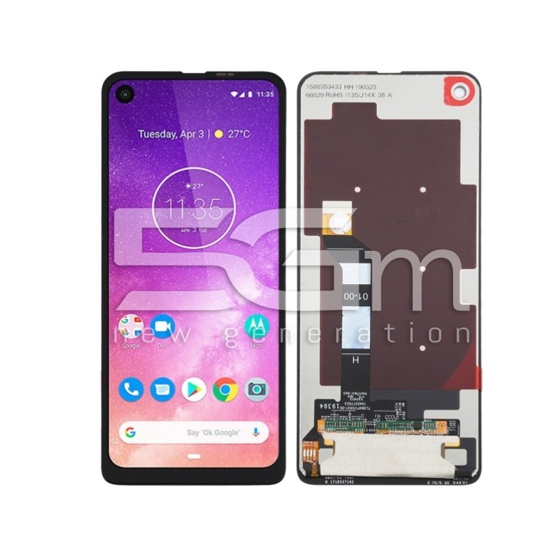 Display Touch Nero Motorola One Vision (PULLED)