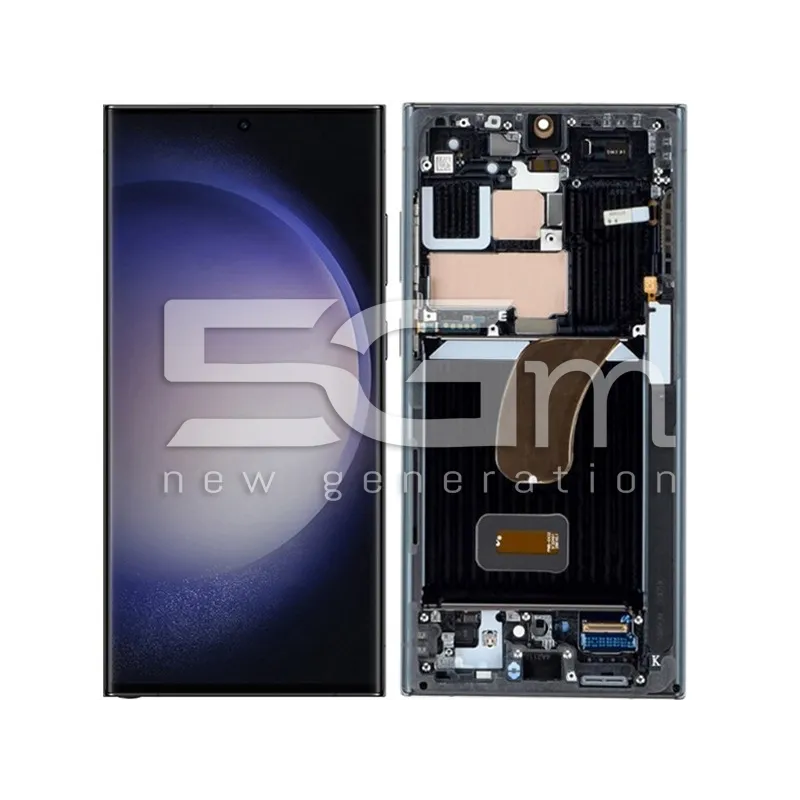 Display Touch + Frame Black Samsung SM-S918 S23 Ultra | Loja Online 5G-M