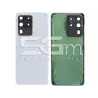 Rear Cover White + Camera Lens Samsung SM-G988 S20 Ultra No Logo