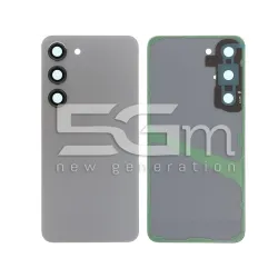 Cache Arrière Graphite + Vitre Caméra S23 Sans Logo | 5G-M