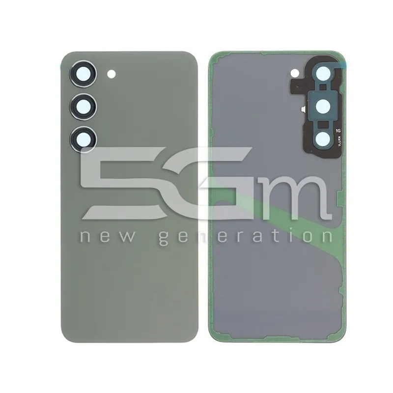 Retro Cover Green + Vetrino Camera Samsung SM-S911 S23 No Logo | Store Online 5G-M