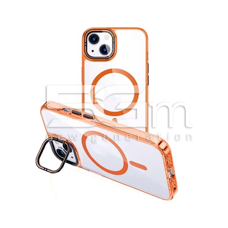 Custodia Transparent-Orange MagSafe iPhone 14 | Store Online 5G-M