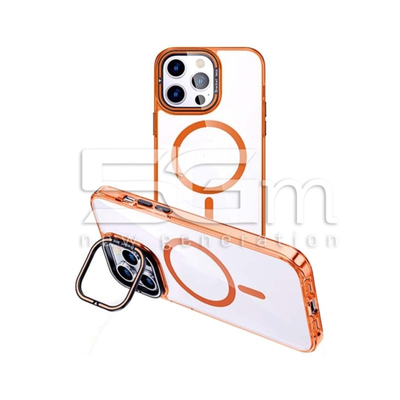 Custodia Transparent-Orange MagSafe iPhone 13 Pro