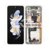 Samsung SM-F721B Flip4 Kijelző Érintő + Keret Sárga Arany | 5G-M