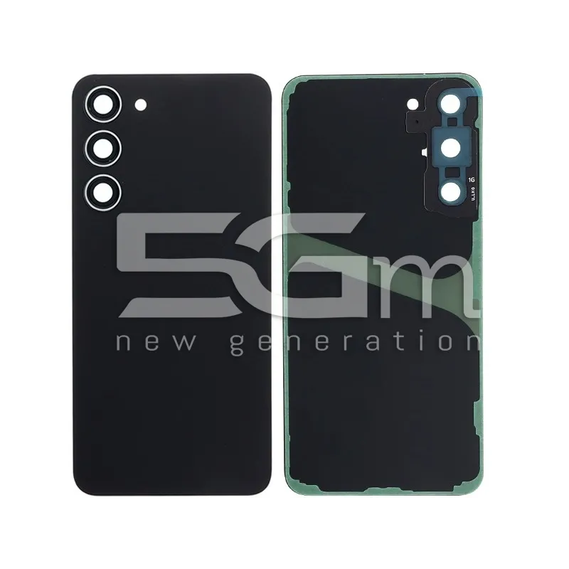 Retro Cover Nero + Vetrino Camera Samsung SM-S916 S23+ No Logo | Store Online 5G-M