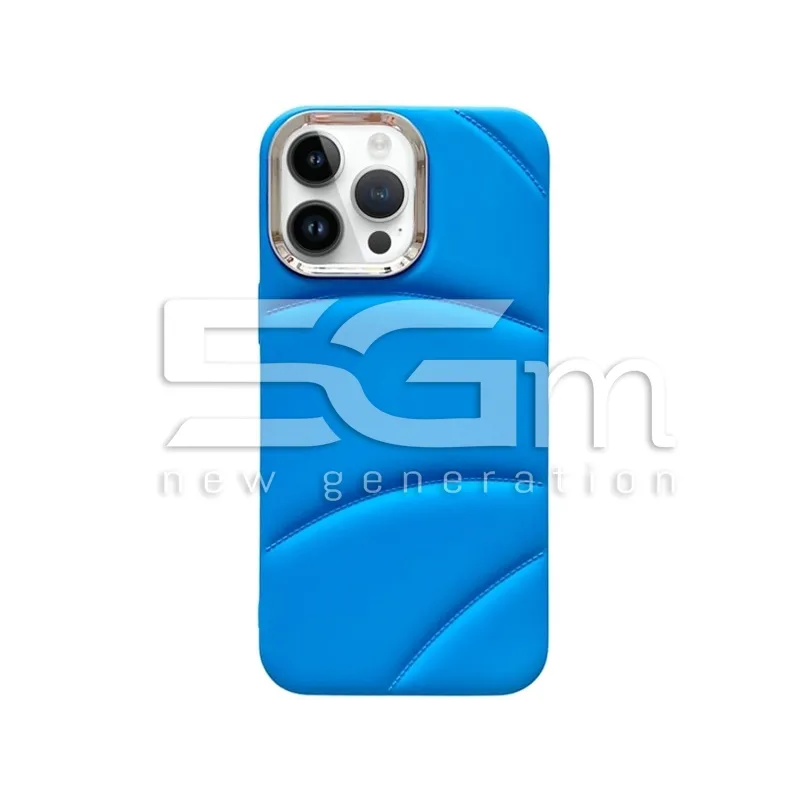 Custodia Morbida in TPU Blu iPhone 15 Pro | Store Online 5G-M