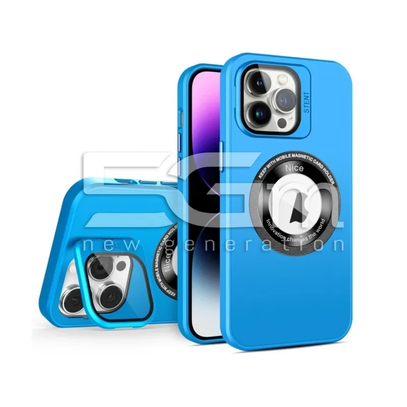 Custodia MagSafe Celeste iPhone 15 Pro Max | Store Online 5G-M