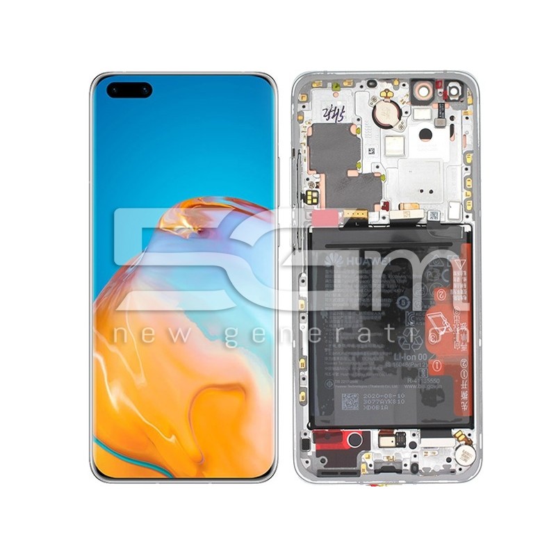 Display Touch + Frame Bianco Huawei P40 Pro Ori