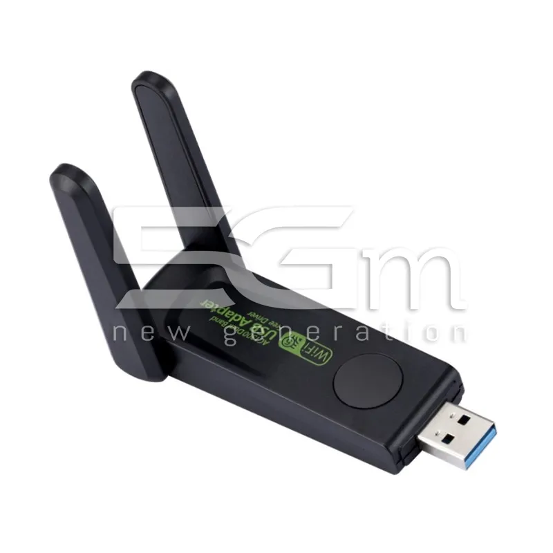 Dongle WI-Fi Dual Frequency 2,4 GHz 300 Mbps 5 GHz 867 Mbps | 5G-M Online Store