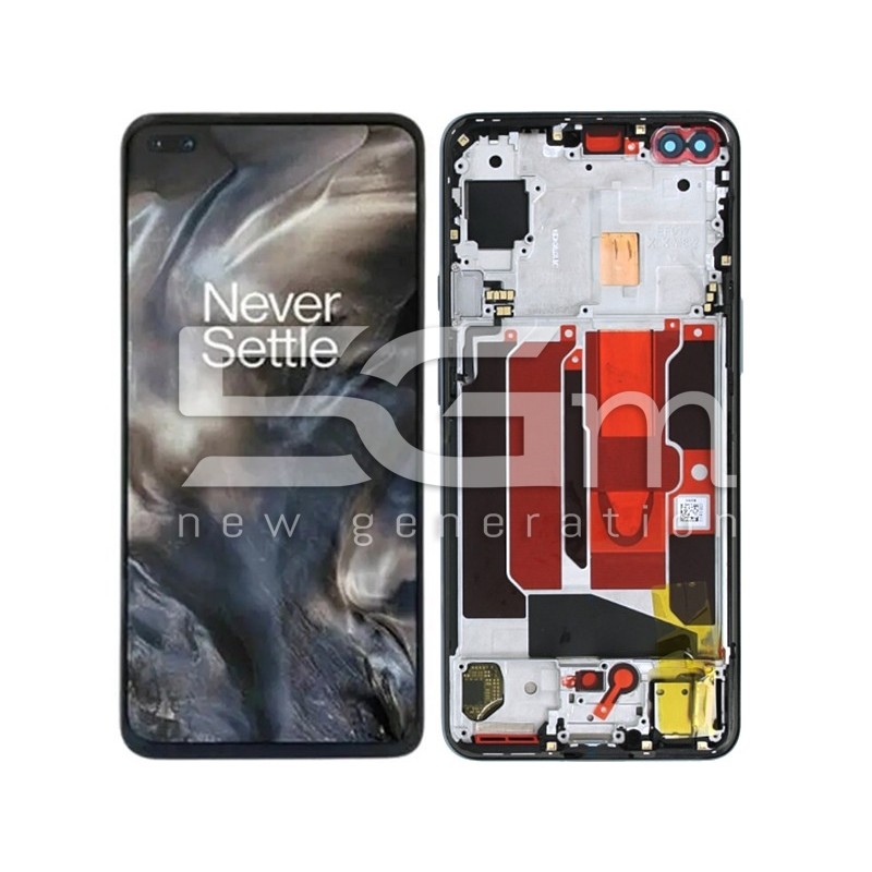 Display Touch + Frame Nero OnePlus Nord Ori