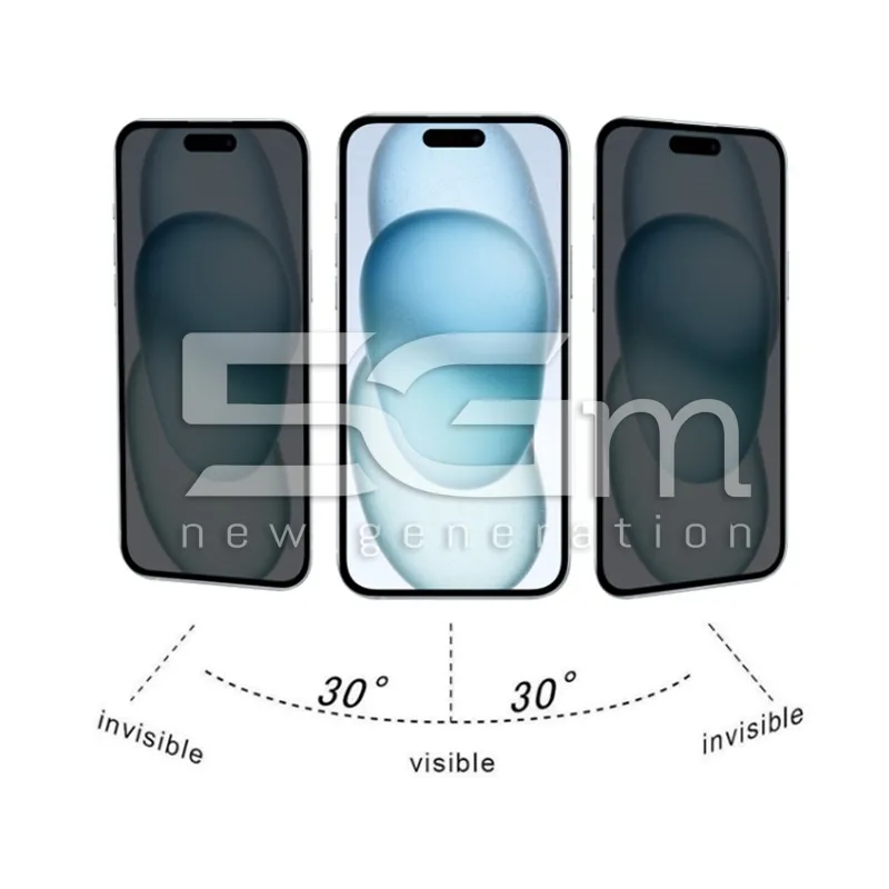 Sticlă Securizată Anti-Spionaj iPhone 15 - 15 Pro | 5G-M