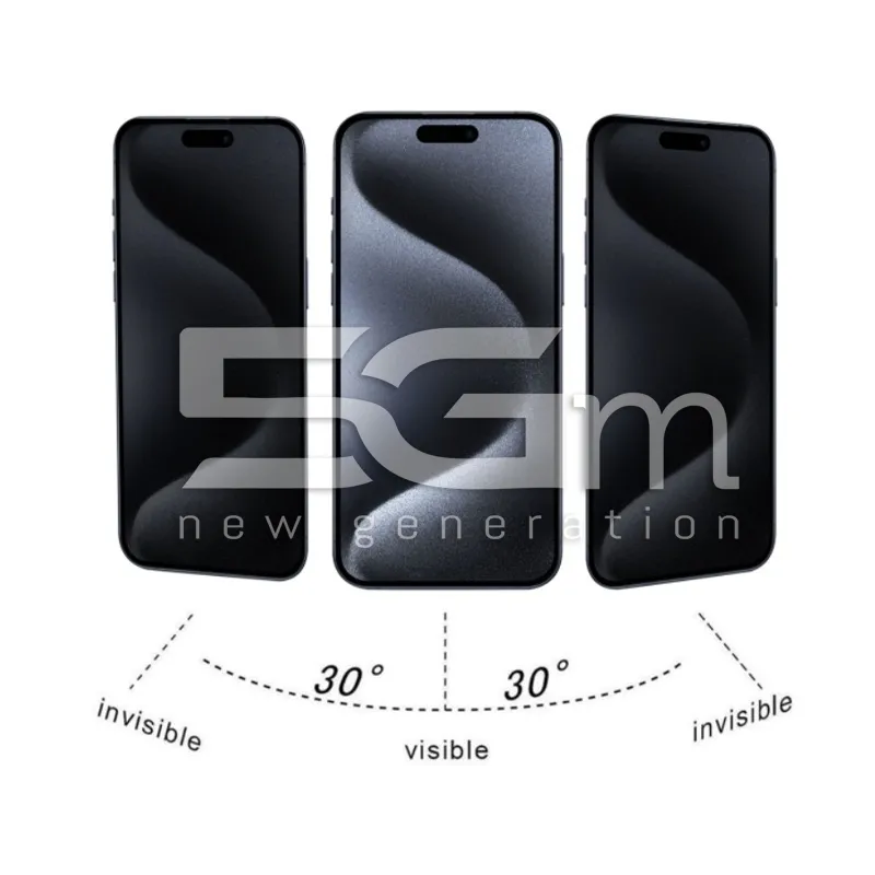 Verre Trempé Confidentialité iPhone 15 Plus - 15 Pro Max | 5G-M