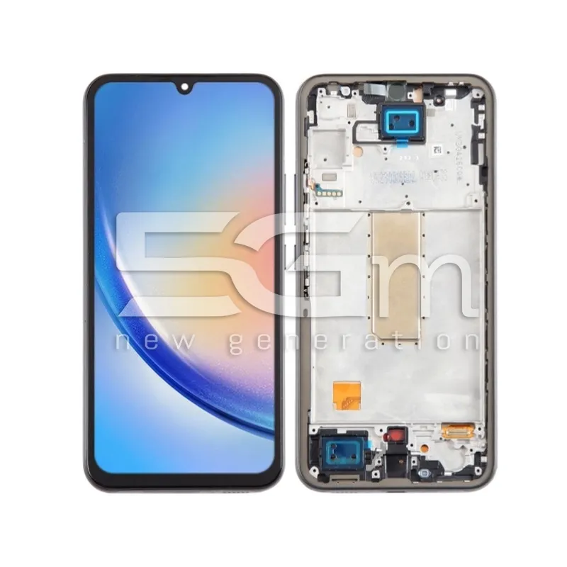 Écran Tactile + Cadre Noir Samsung A34 5G TFT | 5G-M
