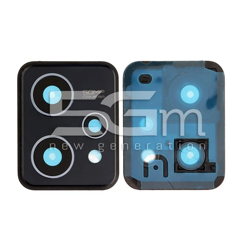 Vetrino Camera Posteriore + Frame Nero Realme 9 5G | Store Online 5G-M