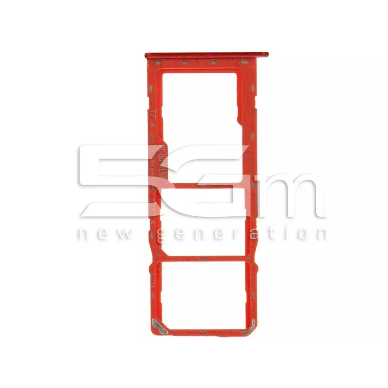 Supporto Sim Card Rosso Samsung SM-A107 A10S