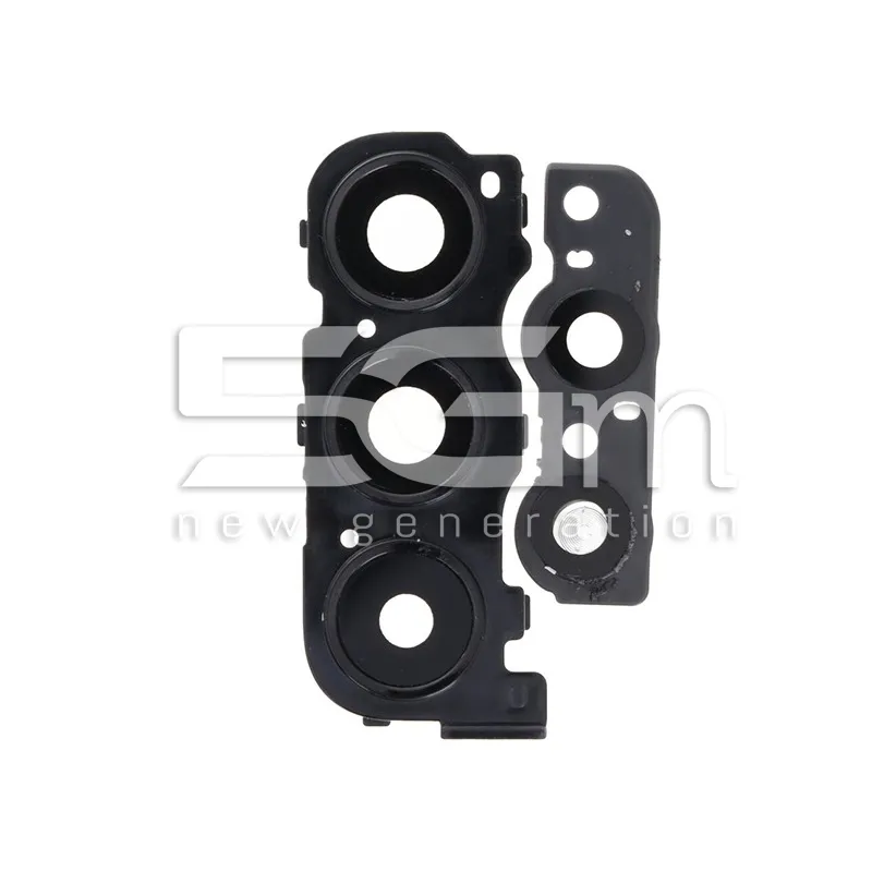 Vitre Caméra Arrière + Châssis Noir Samsung A23 5G SM-A236 | 5G-M