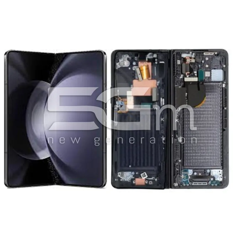 Écran Tactile + Châssis Noir Samsung SM-F946 Fold 5 Ori | 5G-M