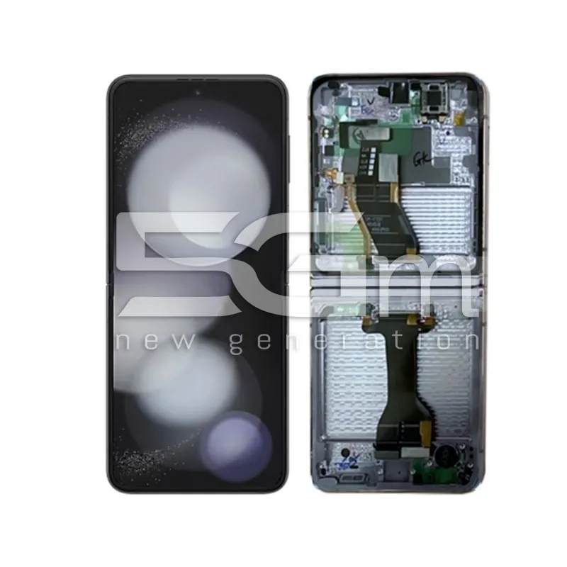 Display Touch + Frame Blue Samsung SM-F731 Flip 5 Ori | Store Online 5G-M