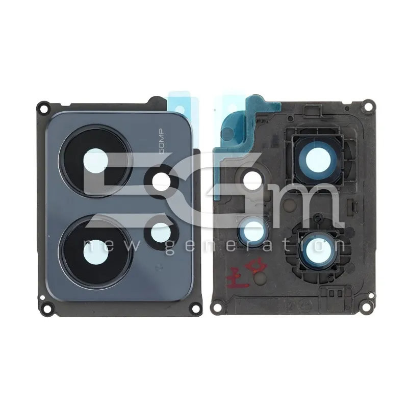 Vitre Caméra Arrière + Châssis Onyx Gray Xiaomi Redmi Note 12 4G | 5G-M