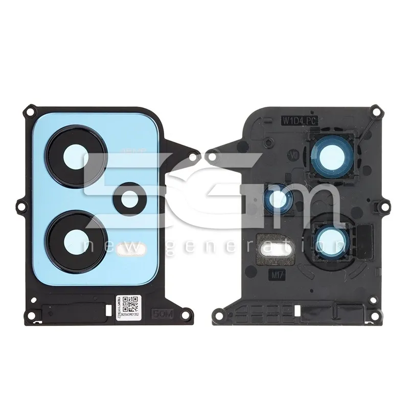 Vitrine Caméra Arrière + Cadre Ice Blue Xiaomi Redmi Note 12 5G | Store Online 5G-M