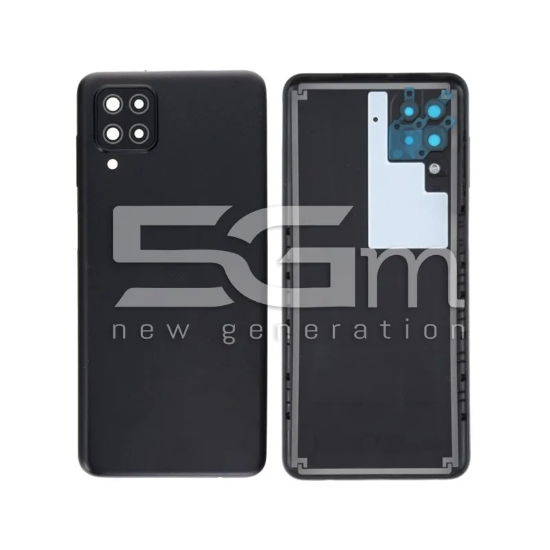 Retro Cover Nero + Vetrino Camera Samsung SM-A125 - A127 A12 No Logo | Store Online 5G-M