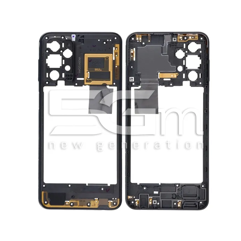 Középső Keret Fekete + NFC Samsung SM-A235 A23 | 5G-M Webáruház