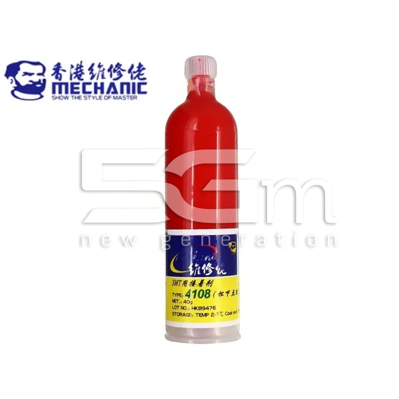 Mechanic 4106 Piros Epoxigyanta SMT 150°C/90s | 5G-M