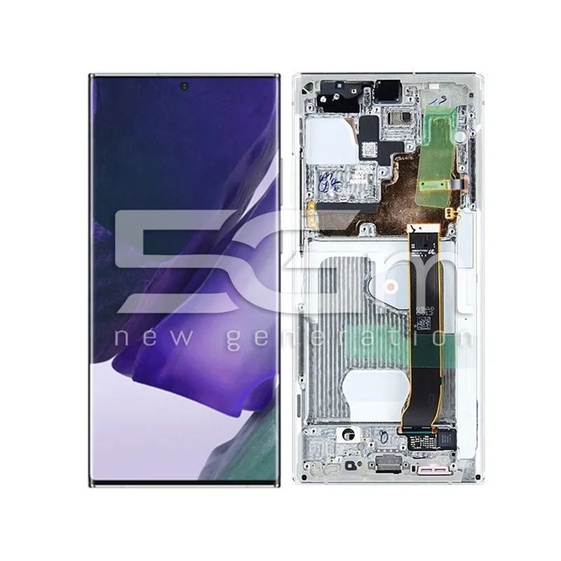 Display Touch + Frame Bianco Samsung SM-N985 - N986 Note 20 Ultra Ori | Store Online 5G-M