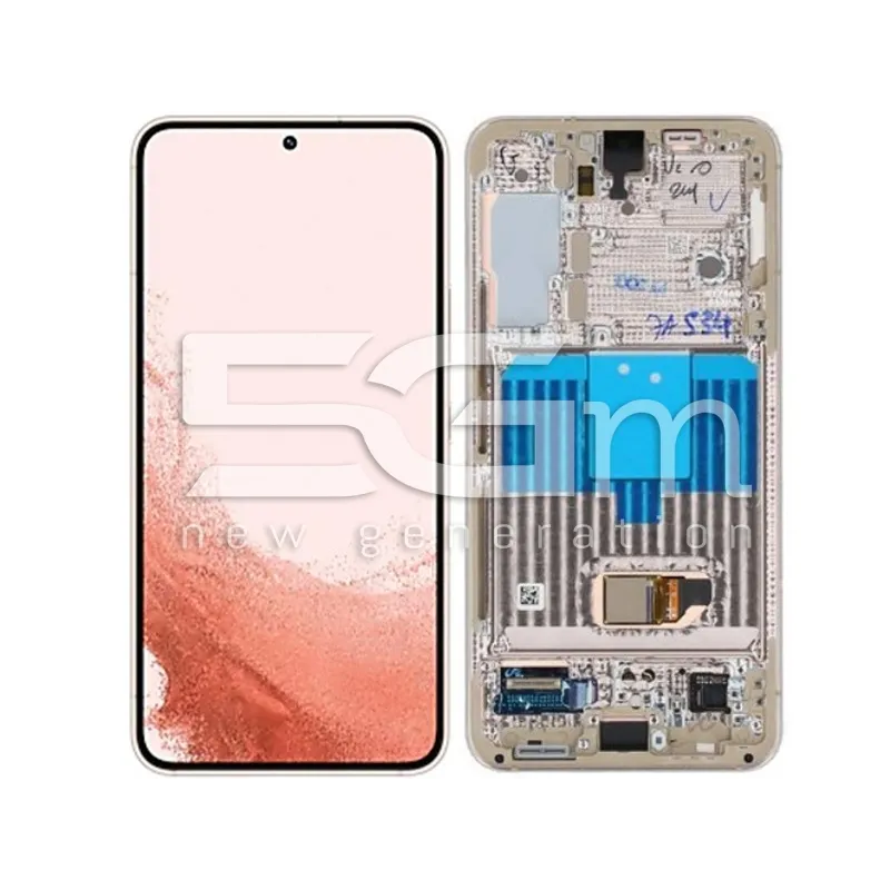 Display Touch + Frame Purple Samsung SM-S901 S22 Ori | 5G-M Online Store