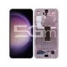 Kijelző Érintővel + Keret Levendula Samsung SM-S911 S23 Ori | 5G-M Webáruház