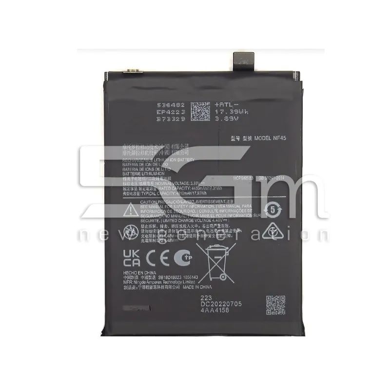 Batterie NF45 4610mAh Moto Edge 30 Ultra Sans Logo | 5G-M