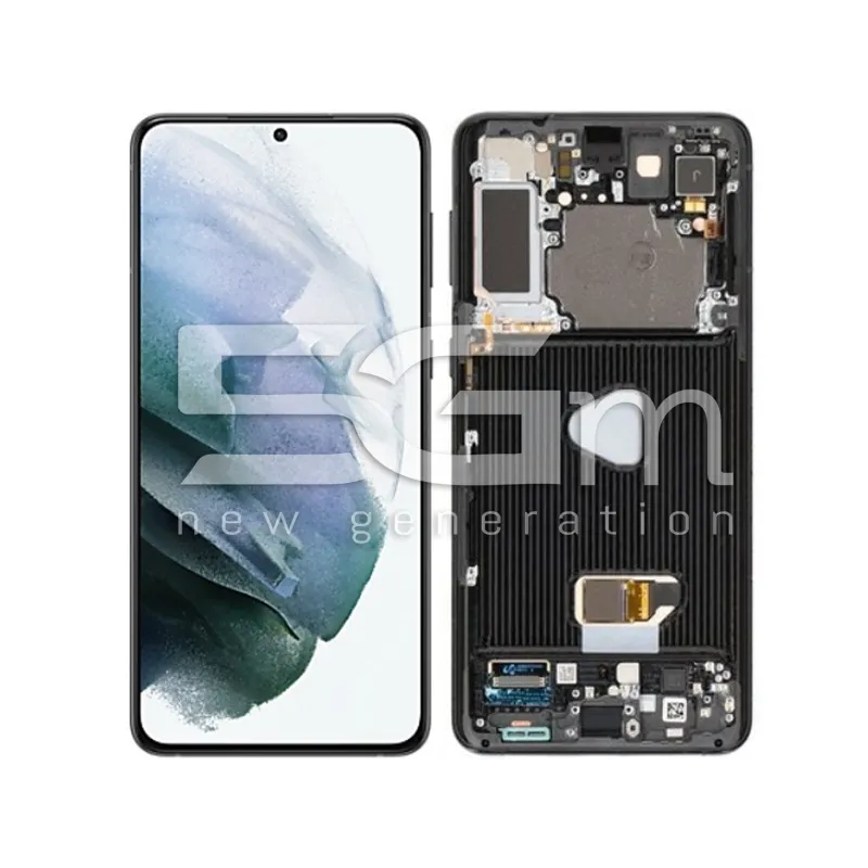 Display Touch + Rahmen Schwarz Samsung SM-G996 S21+ Ori | 5G-M.com