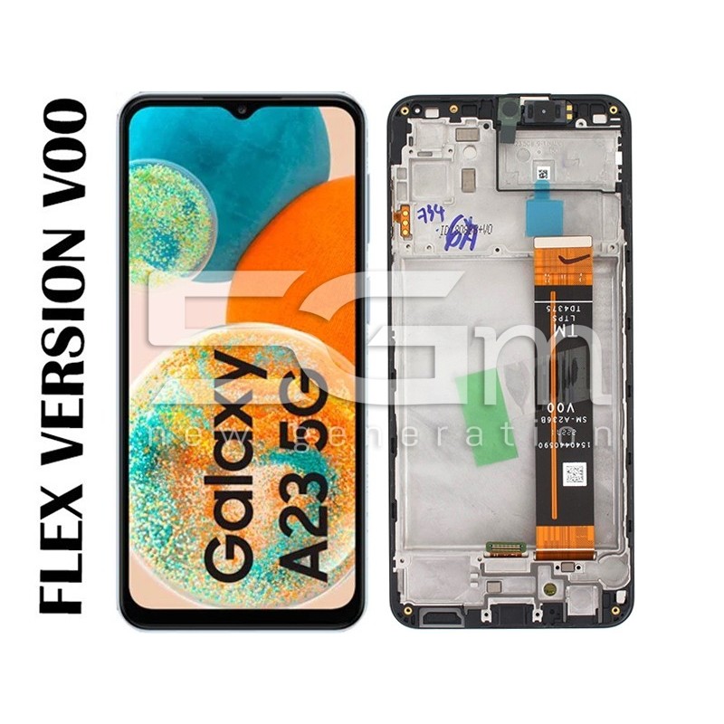 Display Touch + Frame Nero Samsung SM-A236 A23 5G Ori
