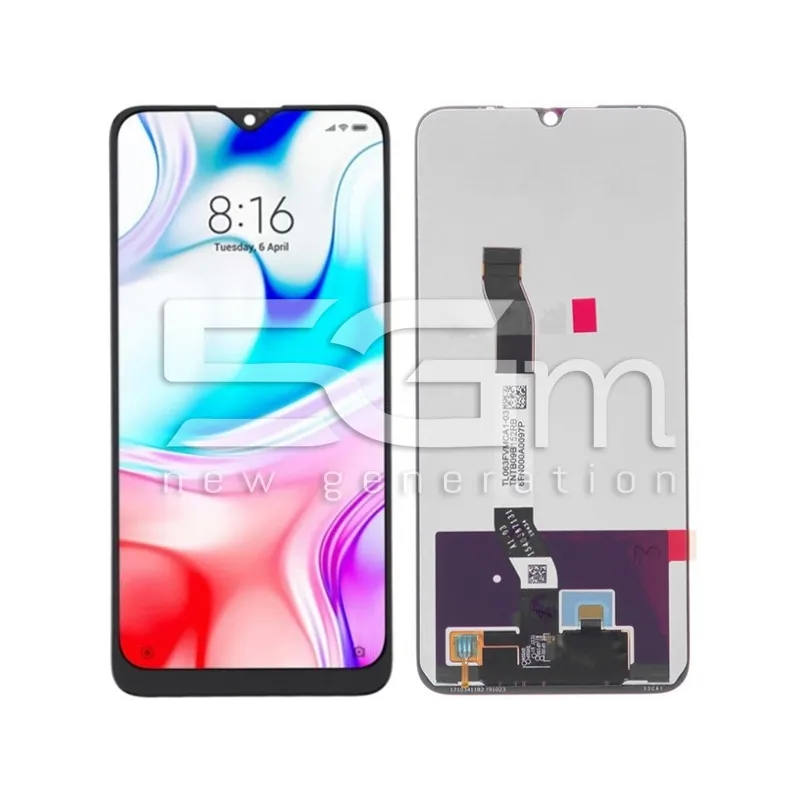 Ecrã Xiaomi Redmi Note 8 / Note 8 2021 IPS Preto | 5G-M