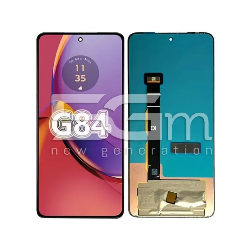 Kijelző Érintőpanel Fekete Moto G84 (Kiszerelt) | 5G-M Webáruház