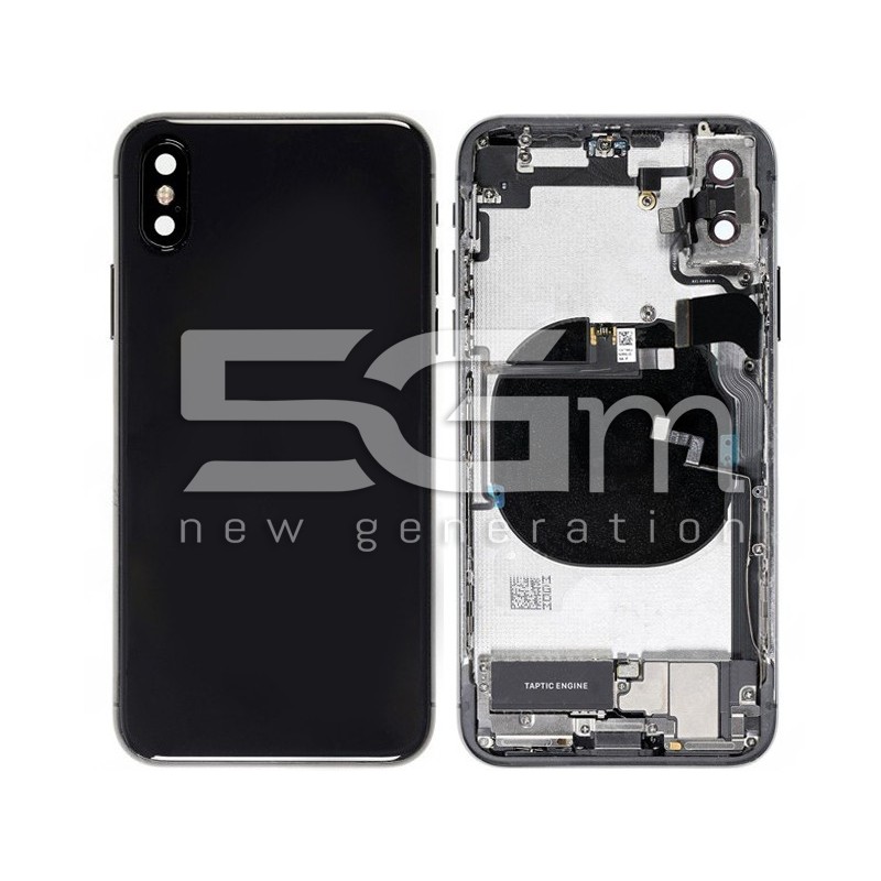 Cover Completa Nera iPhone XS No Logo